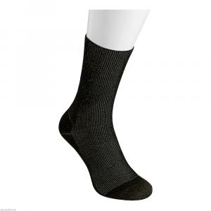 SILBER DIABETIKER Socken o.Bund Gr.L 41-43 schw.