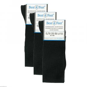 SILBERKNIESTRUMPF Diabetic L 41-43 schwarz