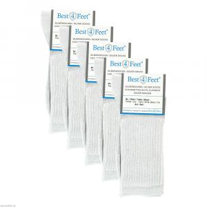 SILBERSOCKEN Diabetiker Gr.L 41-43 weiß