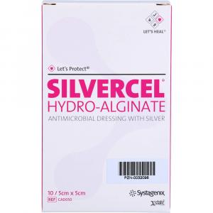 SILVERCEL Hydroalginat Verband 5x5 cm
