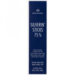 SILVERIN Sticks 75% Silbernitrat Ätzst.200mm starr
