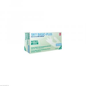 SKY BASIC PLUS U.Handsch.Nitril unster.puderfr.L