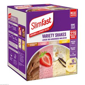 SLIM FAST Pulver Probierpaket gemischt