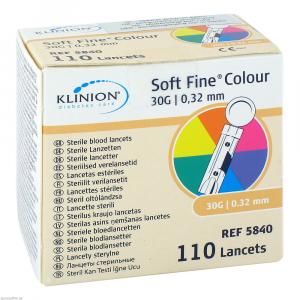 SOFT FINE colour Lanzetten 30 G 0,32 mm