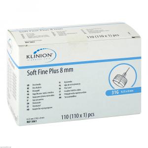 SOFT FINE plus Kanülen 8 mm 31 G 0,25 mm