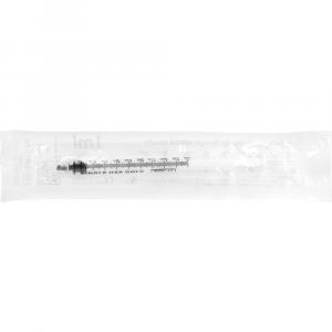 SOL-M 1 ml Spritze m.weißem Kolben