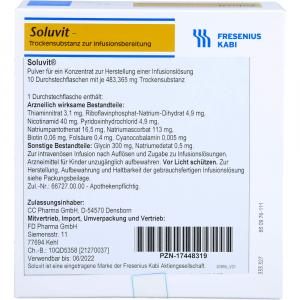 SOLUVIT Plv.f.e.Konz.z.Her.e.Infusionslösung
