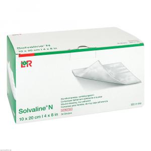 SOLVALINE N Kompressen 10x20 cm steril