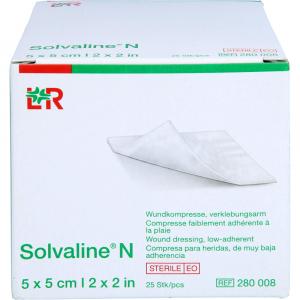 SOLVALINE N Kompressen 5x5 cm steril