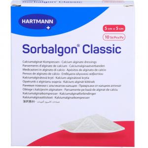 SORBALGON Classic 5x5 cm Calciumalginat-Kompresse