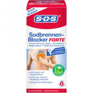 SOS SODBRENNEN-Blocker Forte Flüss.z.Einn.Sticks