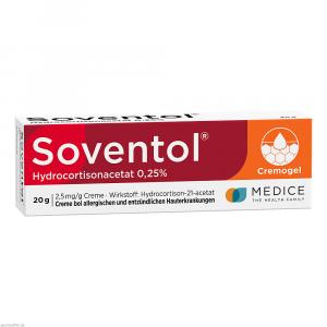 SOVENTOL Hydrocortisonacetat 0,25% Creme