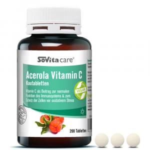 SOVITA CARE Acerola Vitamin C Kautabletten