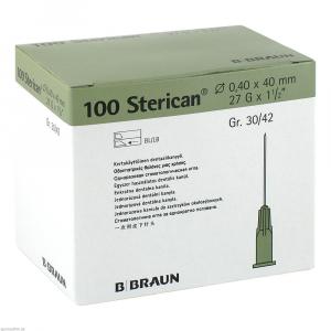 STERICAN Dentalkan.Luer 0,4x40 mm
