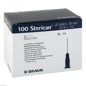 STERICAN Kanülen Luer-Lok 0,60x30 mm Gr.14 blau