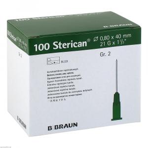 STERICAN Kanülen Luer-Lok 0,80x40 mm Gr.2 grün