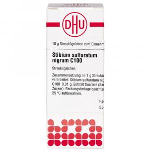 STIBIUM SULFURATUM NIGRUM C 100 Globuli Ind.Fert.