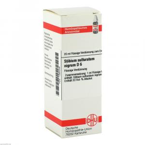 STIBIUM SULFURATUM NIGRUM D 6 Dilution