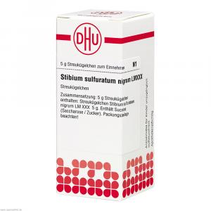 STIBIUM SULFURATUM NIGRUM LM XXX Globuli