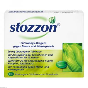STOZZON Chlorophyll überzogene Tabletten