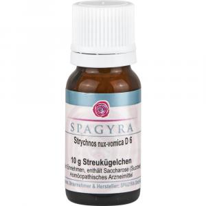 STRYCHNOS nux vomica D 6 Globuli