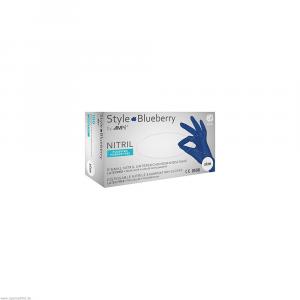 STYLE Blueberry Unt.Hands.Nitril unster.pf XS blau
