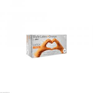 STYLE Orange Unt.Hands.Latex unster.pf L