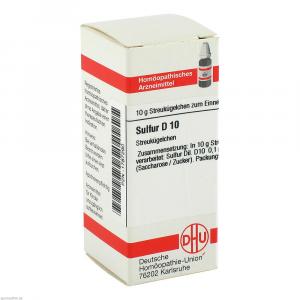 SULFUR D 10 Globuli
