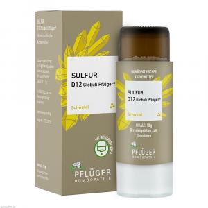 SULFUR D 12 Globuli Pflüger Globulispender