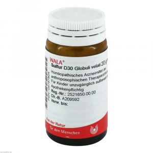 SULFUR D 30 Globuli