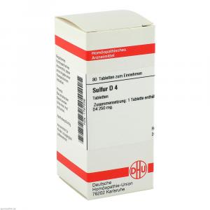 SULFUR D 4 Tabletten