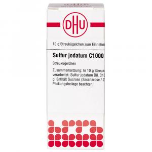 SULFUR JODATUM C 1000 Globuli Ind.Fert.