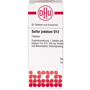 SULFUR JODATUM D 12 Tabletten