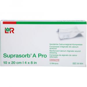 SUPRASORB A Pro Calciumalginat Kompr.10x20 cm