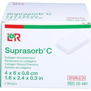 SUPRASORB C Kollagen Wundverb.0,8x4x6 cm