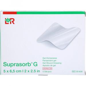 SUPRASORB G Gelkompresse 5x6,5 cm