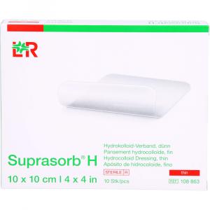 SUPRASORB H Hydrokoll.Verb.dünn 10x10 cm