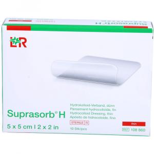 SUPRASORB H Hydrokoll.Verb.dünn 5x5 cm