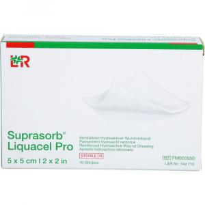 SUPRASORB Liquacel Pro 5x5 cm Kompressen