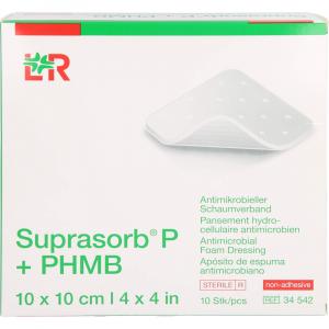 SUPRASORB P+PHMB Schaumverband 10x10 cm