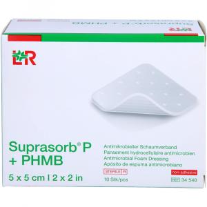 SUPRASORB P+PHMB Schaumverband 5x5 cm
