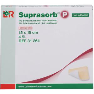 SUPRASORB P PU-Schaumv.nicht klebend 15x15 cm