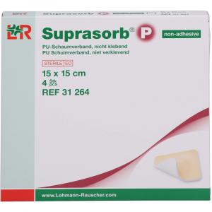 SUPRASORB P PU-Schaumv.nicht klebend 15x15 cm ste.