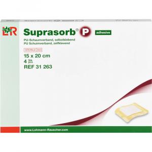 SUPRASORB P PU-Schaumv.selbstklebend 15x20 cm