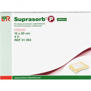 SUPRASORB P PU-Schaumv.selbstklebend 15x20 cm