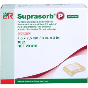 SUPRASORB P PU-Schaumv.selbstklebend 7,5x7,5 cm