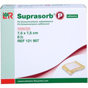 SUPRASORB P PU-Schaumv.selbstklebend 7,5x7,5 cm