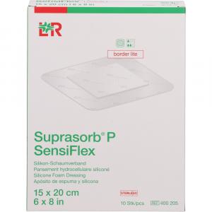 SUPRASORB P SensiFlex border lite 15x20cm