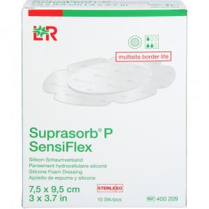SUPRASORB P SensiFlex multis.border lite 7,5x9,5cm