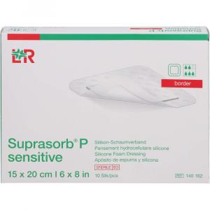 SUPRASORB P sensitive PU-Schaumv.border 15x20cm